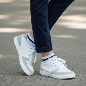 NWT Naturalizer 9.5 Modern Contemporary Academia Tennis Prep Leather Sneakers